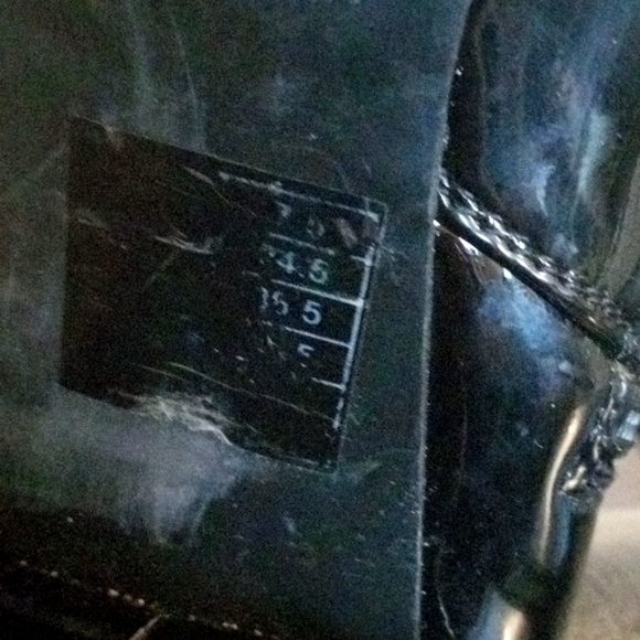 COPY - Women's Black Patent Leather Ankle Boots Booties Size 8 - Picture 11 of 13